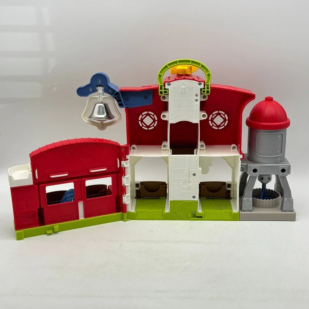 Fisher Price Little People Farm Barn Silo Bell Playset No Figures Animals